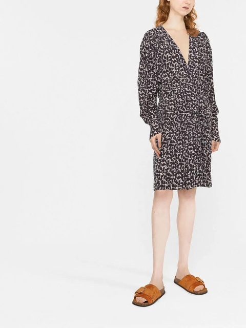 MARANT ÉTOILE Arone patterned dress - Neutrals - zdjęcie produktu nr 2