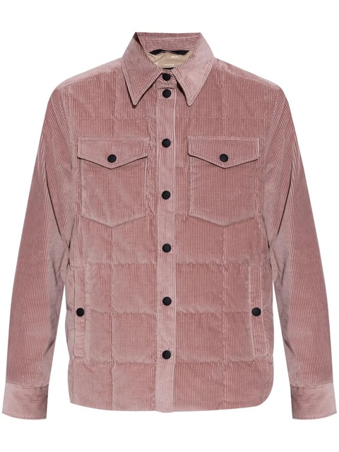 Moncler Grenoble buttoned padded shirt jacket - Pink - zdjęcie produktu nr 1
