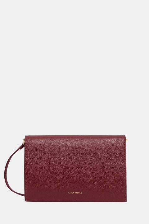 Coccinelle torebka skórzana kolor bordowy E5 S00 55 02 01 - zdjęcie produktu nr 1