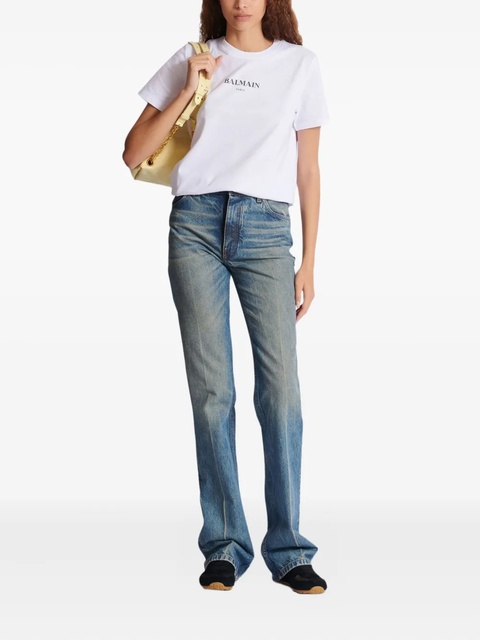 Balmain logo-print T-shirt - White - zdjęcie produktu nr 1