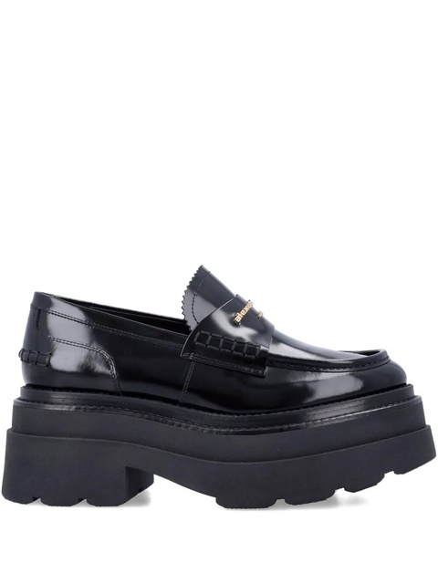 Alexander Wang 75mm Carter platform loafers - Black - zdjęcie produktu nr 1