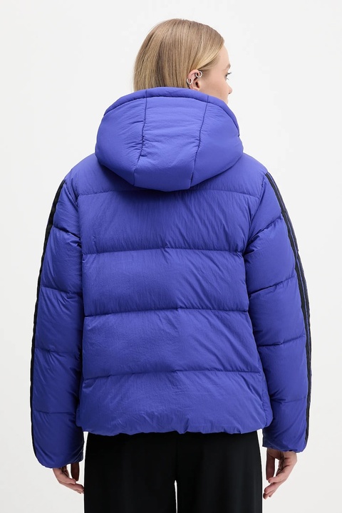 adidas kurtka puchowa Essentials Climawarm kolor fioletowy zimowa oversize JW9109 - zdjęcie produktu nr 2