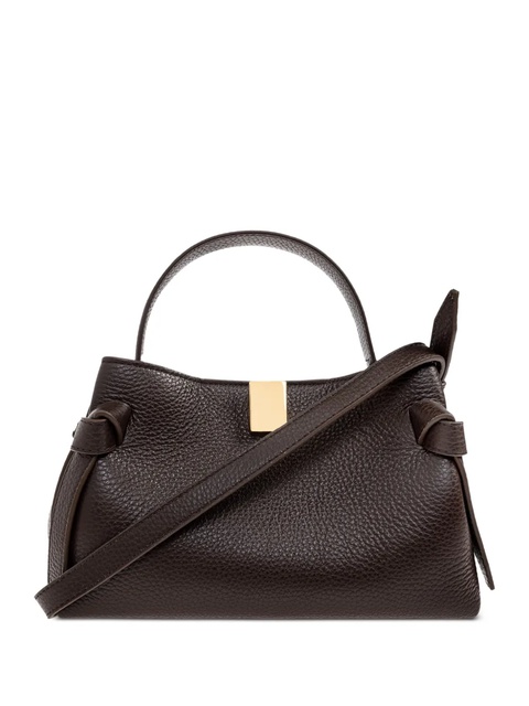 Yuzefi mini Gyoza knotted leather tote bag - Brown - zdjęcie produktu nr 1