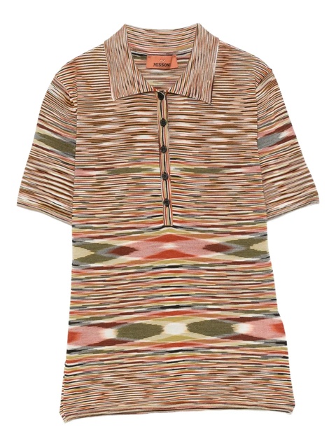 Missoni striped polo shirt - Green - zdjęcie produktu nr 1