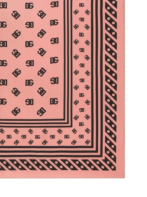 Dolce & Gabbana DNA monogram scarf - Pink - zdjęcie produktu nr 2