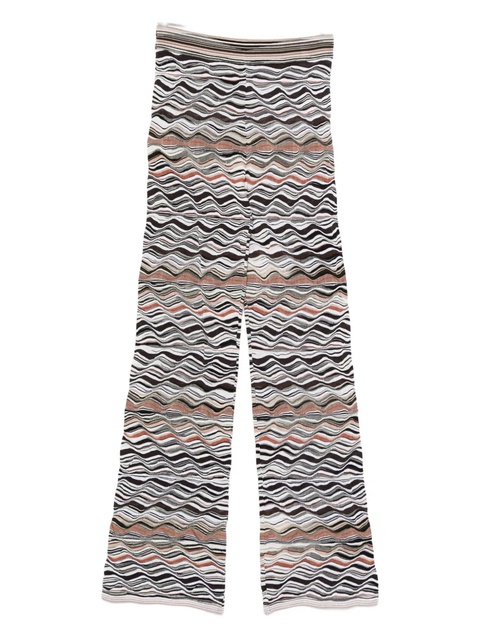 Missoni wave-pattern straight-leg trousers - Neutrals - zdjęcie produktu nr 2