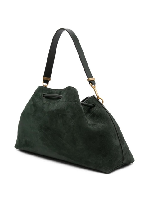 Jimmy Choo Bon Bon suede bucket bag - Green - zdjęcie produktu nr 2