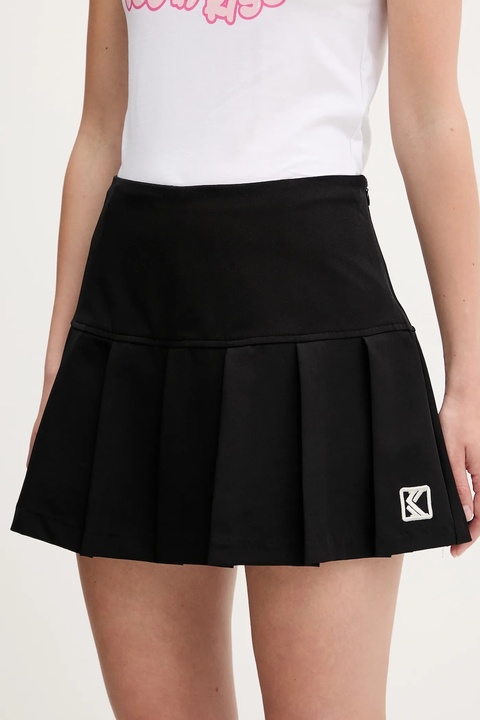 Karl Kani spódnica kolor czarny mini rozkloszowana 61610030 - zdjęcie produktu nr 1