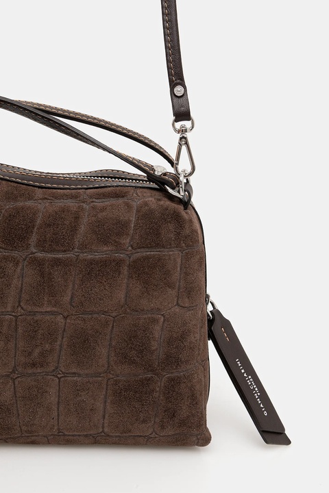 Gianni Chiarini torebka zamszowa ALIFA kolor brązowy BS.8258.CMCOCCO - zdjęcie produktu nr 2