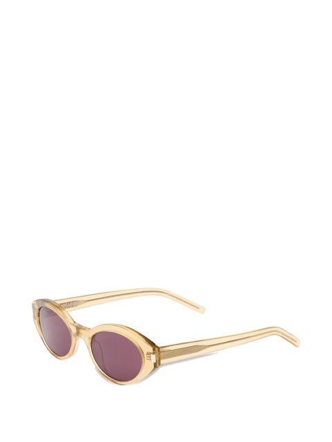 Saint Laurent oval-frame sunglasses - Neutrals - zdjęcie produktu nr 1