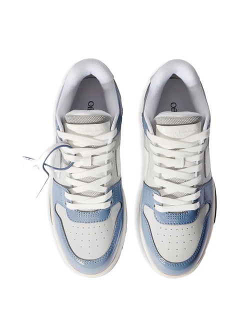 Off-White arrow-detail patent leather sneaker - Blue - zdjęcie produktu nr 2