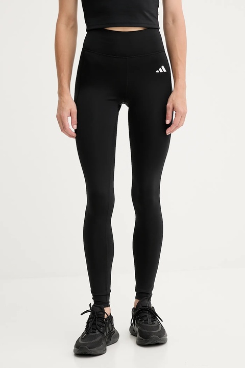 adidas Performance legginsy treningowe Optime Essentials damskie kolor czarny gładkie IT2280 - zdjęcie produktu nr 1