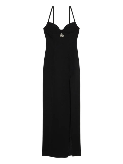 Blumarine crystal-embellished maxi dress - Black - zdjęcie produktu nr 1