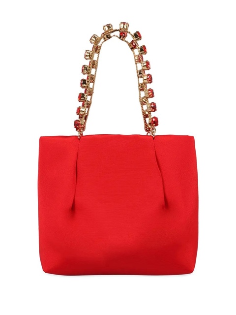 Aquazzura mini Galactic tote bag - Red - zdjęcie produktu nr 2