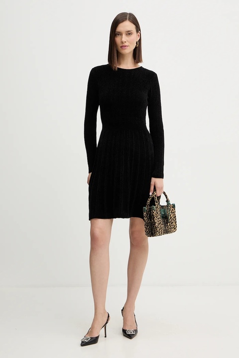 Guess sukienka MORGAN kolor czarny mini rozkloszowana W5BK79 Z3902 - zdjęcie produktu nr 2