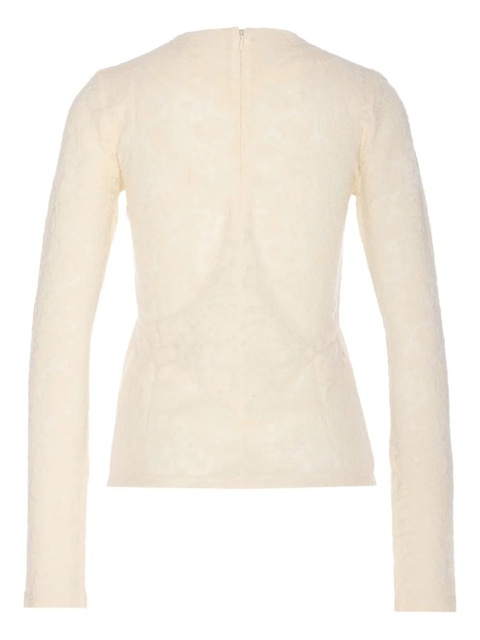 PINKO Marinara zip crew-neck top - Neutrals - zdjęcie produktu nr 2