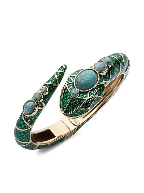 Aquazzura Serpente bangle bracelet - Green - zdjęcie produktu nr 2