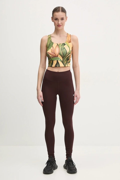 adidas Performance top treningowy x Farm Rio kolor żółty JD6306 - zdjęcie produktu nr 2