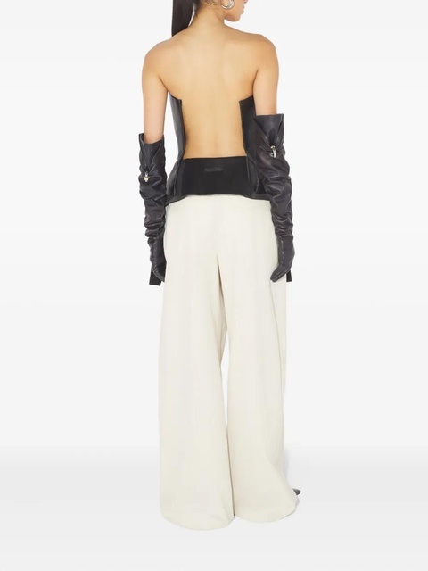 Jean Paul Gaultier leather top - Black - zdjęcie produktu nr 2