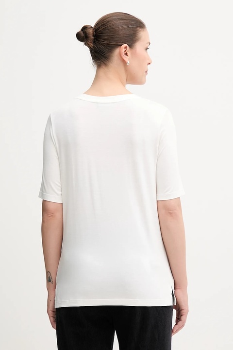 United Colors of Benetton t-shirt damski kolor beżowy 3Z12D401G - zdjęcie produktu nr 2