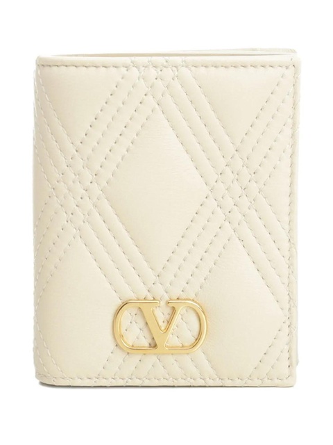 Valentino Garavani quilted VLogo wallet - Neutrals - zdjęcie produktu nr 1