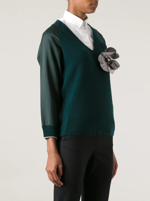 Golden Goose embellished pullover - Green - zdjęcie produktu nr 2