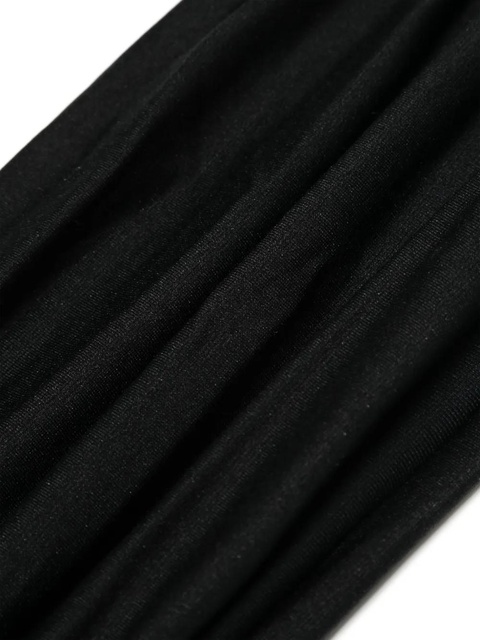 The Attico rubberised-logo bikini - Black - zdjęcie produktu nr 2