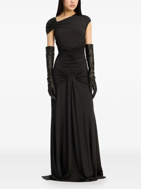 ROTATE BIRGER CHRISTENSEN asymmetric maxi dress - Black - zdjęcie produktu nr 1