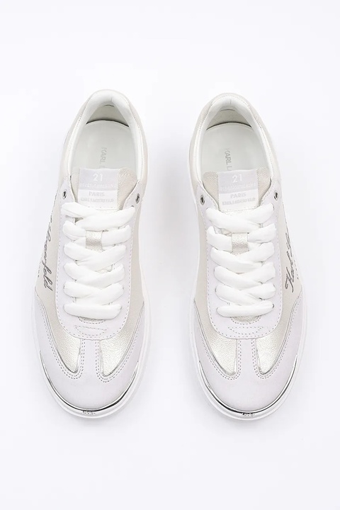 Karl Lagerfeld sneakersy skórzane ATLAS kolor biały KL63822 - zdjęcie produktu nr 2
