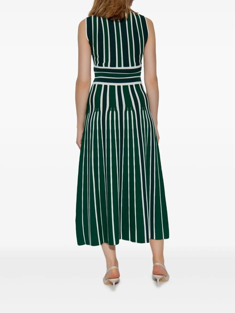 Max Mara Tallone striped A-line dress - Green - zdjęcie produktu nr 2
