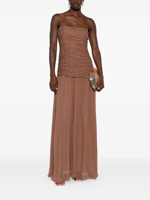 STAUD Dalton dress - Brown - zdjęcie produktu nr 2