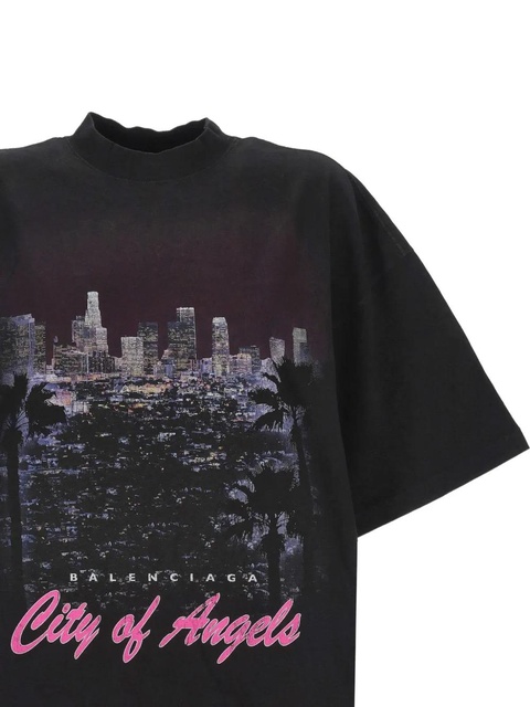 Balenciaga City of Angels T-shirt - Black - zdjęcie produktu nr 2