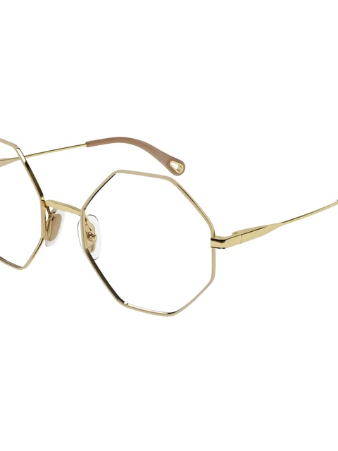 Chloé octagonal-frame glasses - Gold - zdjęcie produktu nr 2