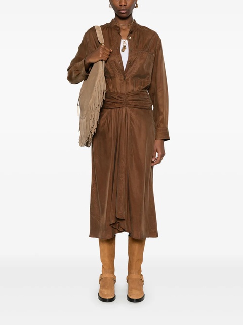 MARANT ÉTOILE Zoan midi skirt - Brown - zdjęcie produktu nr 2