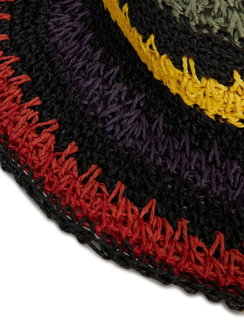 Ruslan Baginskiy straw sun hat - Black - zdjęcie produktu nr 2