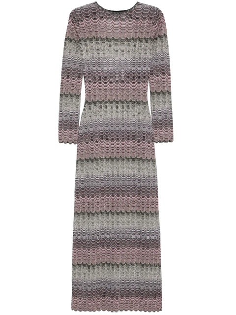Missoni Greek-motif maxi dress - Pink - zdjęcie produktu nr 1