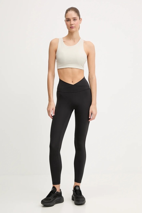 adidas Performance legginsy treningowe kolor czarny gładkie KT3283 - zdjęcie produktu nr 2