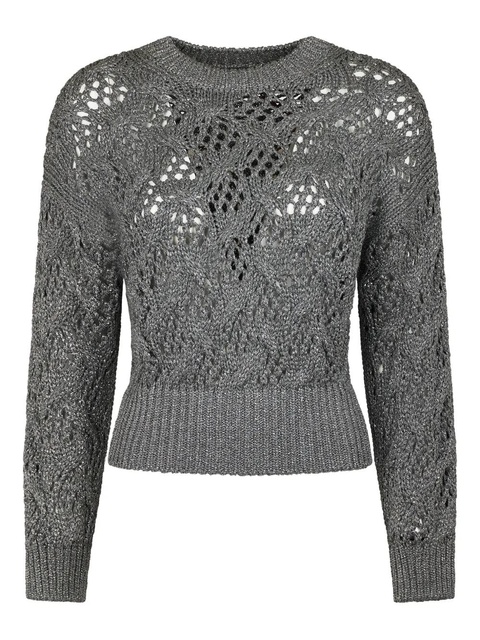 Max Mara Pilade openwork sweater - Grey - zdjęcie produktu nr 1