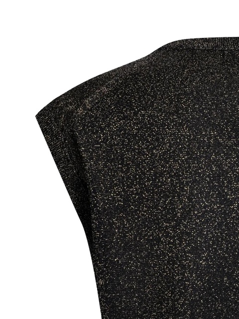 Dolce & Gabbana glitter-effect vest - Black - zdjęcie produktu nr 2
