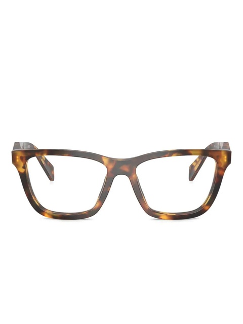 Prada Eyewear square-frame glasses - Brown - zdjęcie produktu nr 1