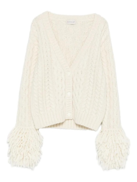 Moncler alpaca wool-blend cardigan - White - zdjęcie produktu nr 1