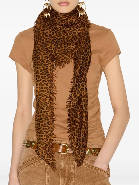 ISABEL MARANT Madicia scarf - Brown - zdjęcie produktu nr 2