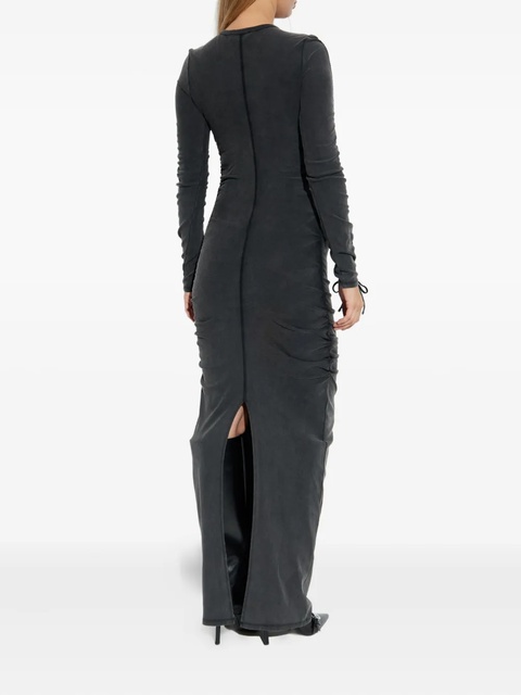 MISBHV long-sleeve drawstring maxi dress - Grey - zdjęcie produktu nr 2