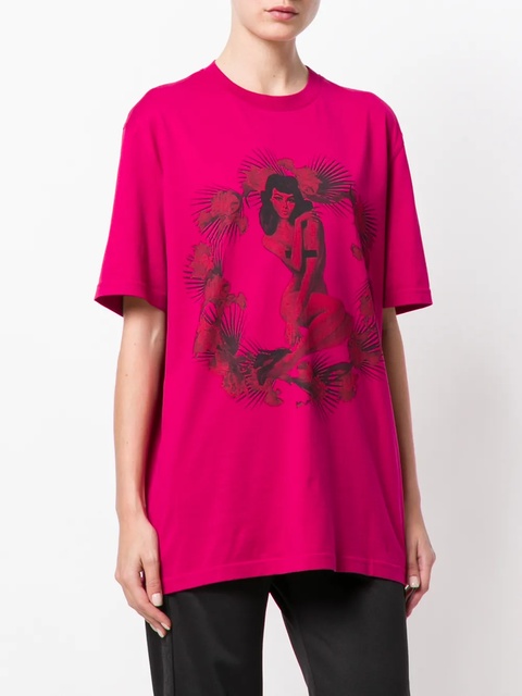 Givenchy pin-up print T-shirt - Pink - zdjęcie produktu nr 2