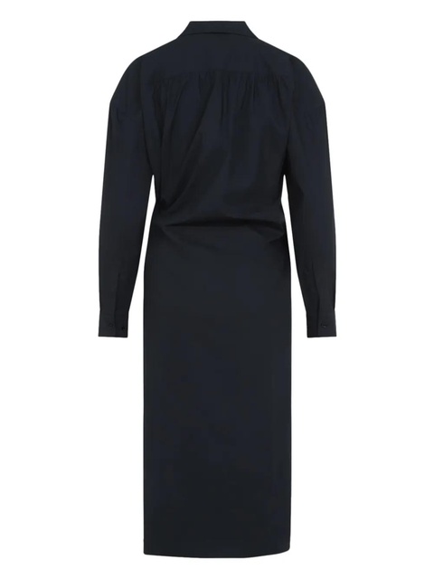 LEMAIRE draped midi dress - Black - zdjęcie produktu nr 2