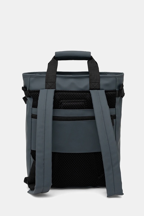 Rains plecak 14240 Texel Tote Backpack kolor szary duży gładki 14240 - zdjęcie produktu nr 2