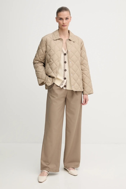 Gant kurtka kolor beżowy przejściowa oversize 4700379 - zdjęcie produktu nr 2