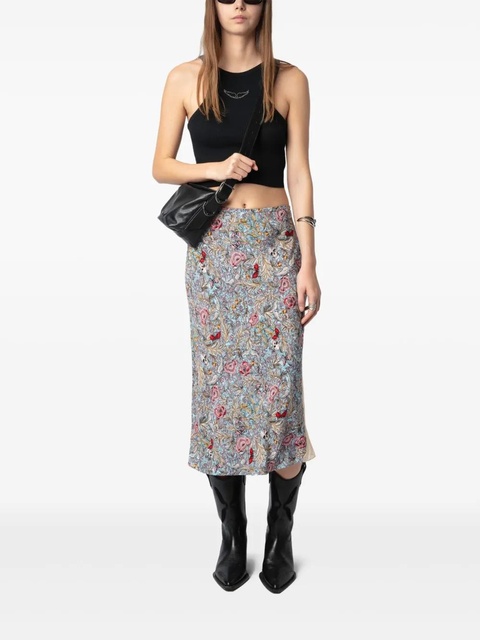 Zadig&Voltaire Jayla midi skirt - Blue - zdjęcie produktu nr 2