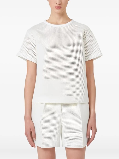 Max Mara mesh short-sleeved top - White - zdjęcie produktu nr 2