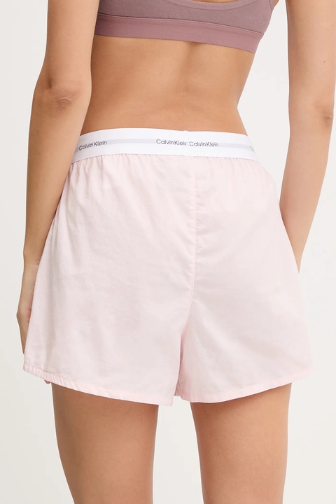 Calvin Klein Underwear szorty piżamowe bawełniane damska kolor różowy bawełniana LV00QS7411 - zdjęcie produktu nr 2